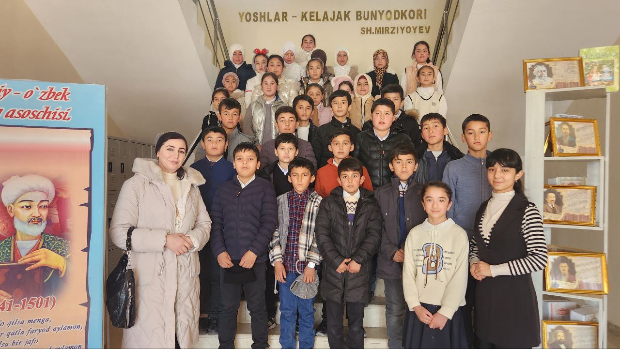 "Qiziqarli kutubxonada"nomli ekskursiya