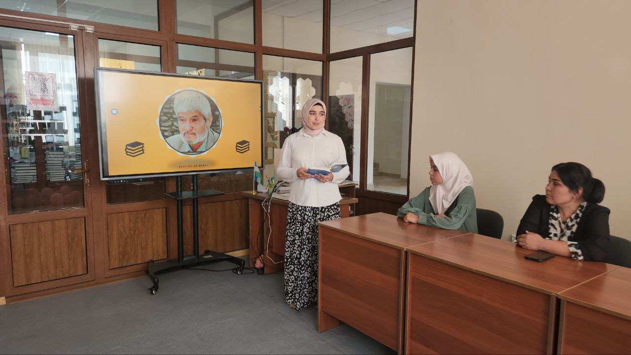 Rauf Parfi tavalludiga bagʻishlab kutubxona markazida tadbir boʻlib oʻtdi