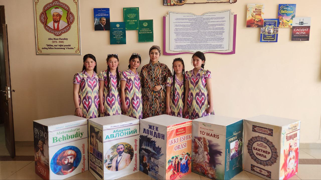 "Qiziqarli kutubxonada" 4-maktab