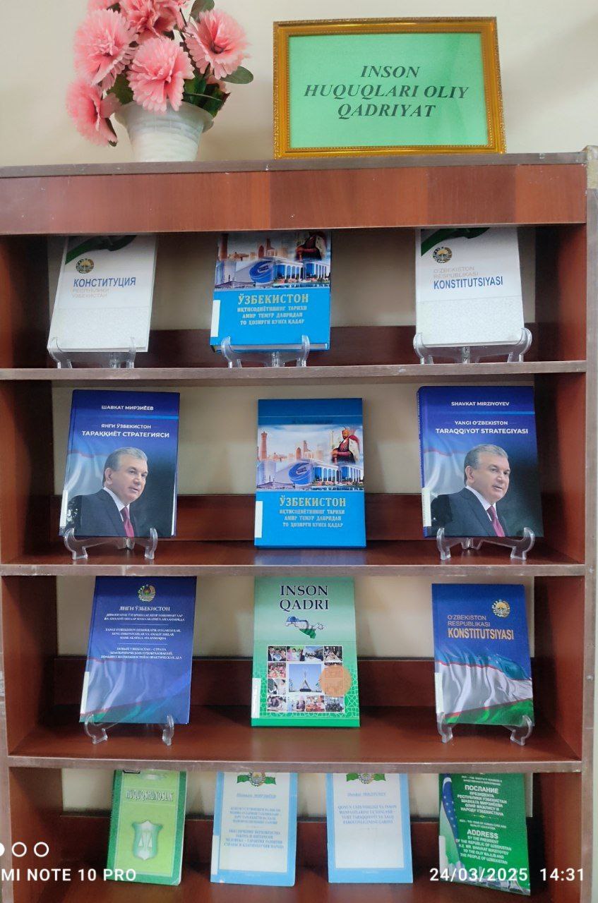 "Inson huquqlari - oliy qadriyat" mavzusida davra suhbati o'tkazildi.