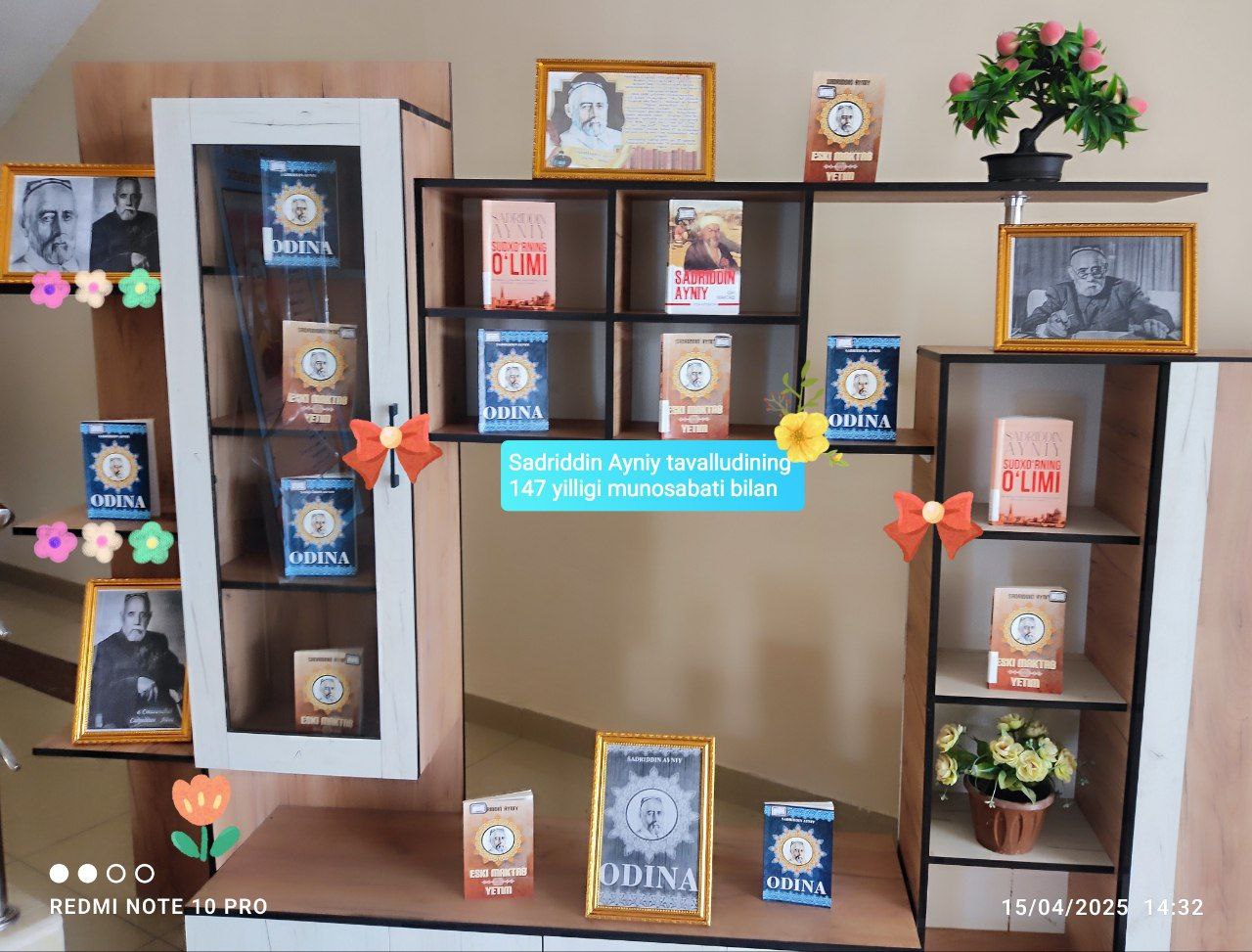 Kitob ko'rgazma - Sadriddin Ayniy