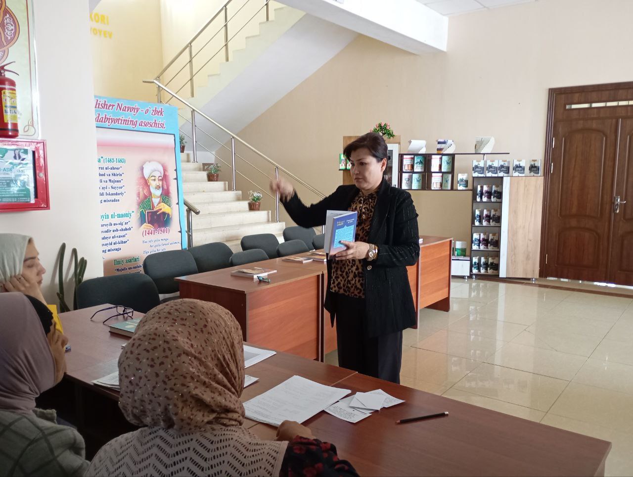 "Kitobxonlik haftaligi" doirasida seminar