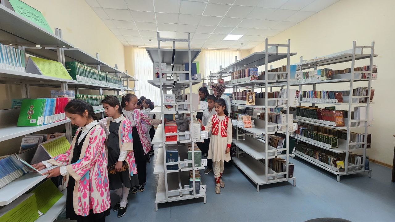 "Kitobxonlik haftaligi" doirasida - 122-maktab o'quvchilari