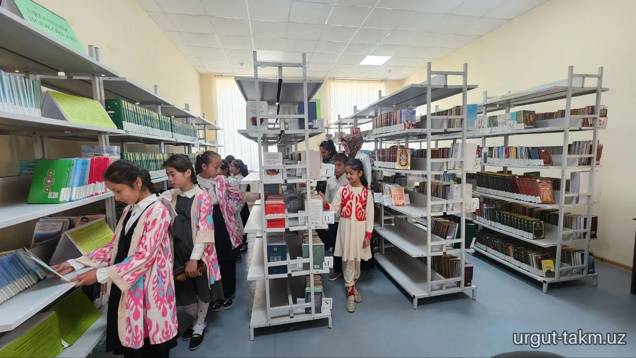 "Kitobxonlik haftaligi" doirasida - 122-maktab o'quvchilari