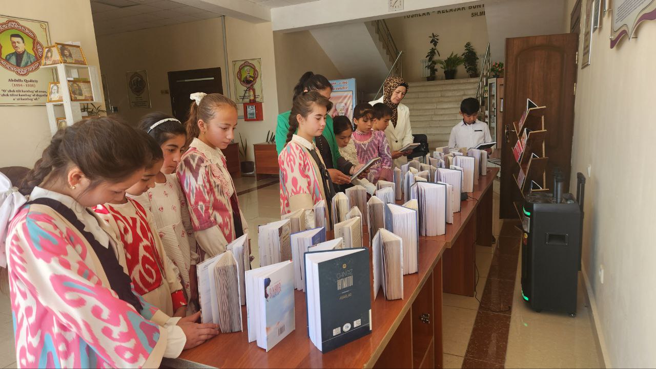 "Kitobxonlik haftaligi" doirasida - 122-maktab o'quvchilari