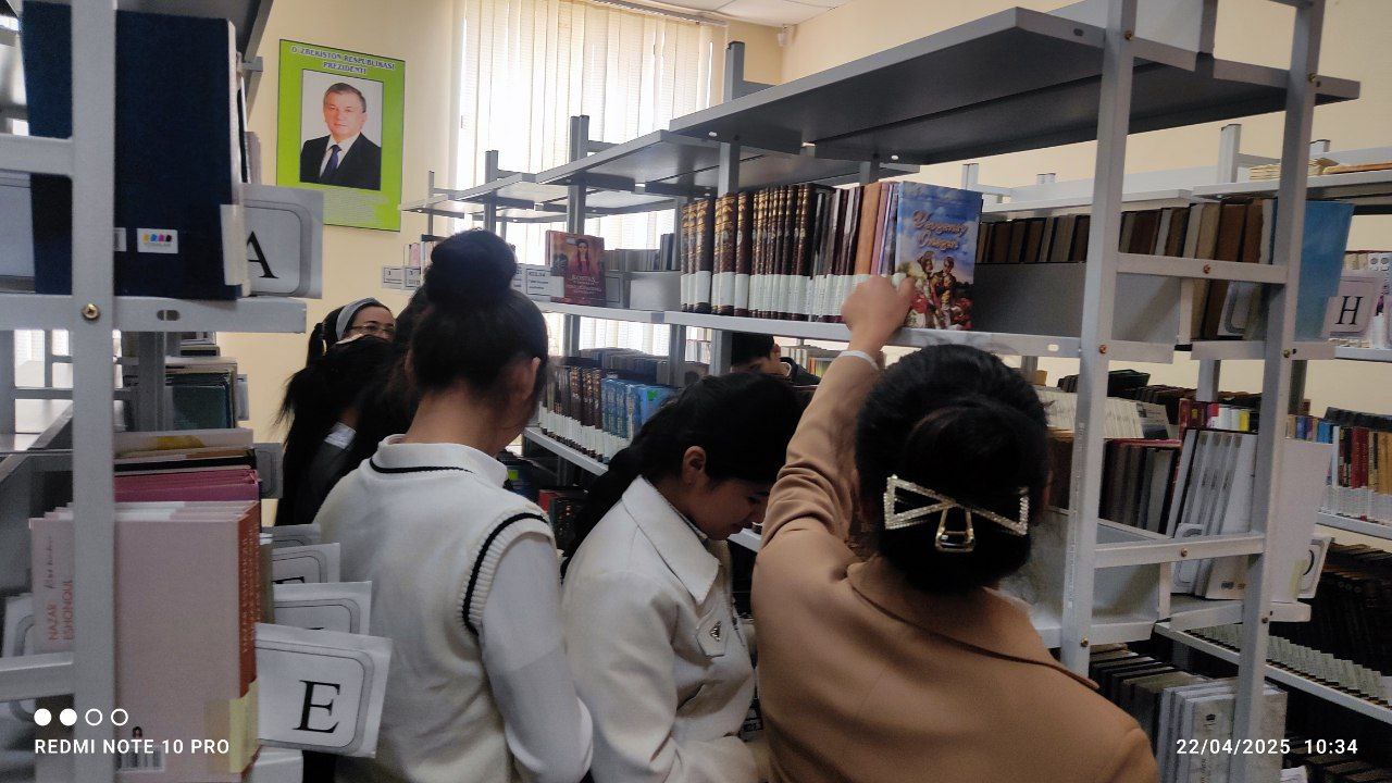 77-maktab o'quvchilari - "Kitobxonlik haftaligi" doirasida