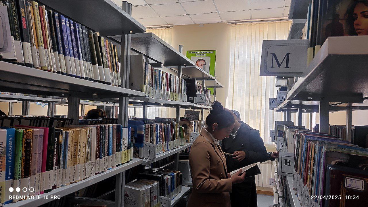 77-maktab o'quvchilari - "Kitobxonlik haftaligi" doirasida