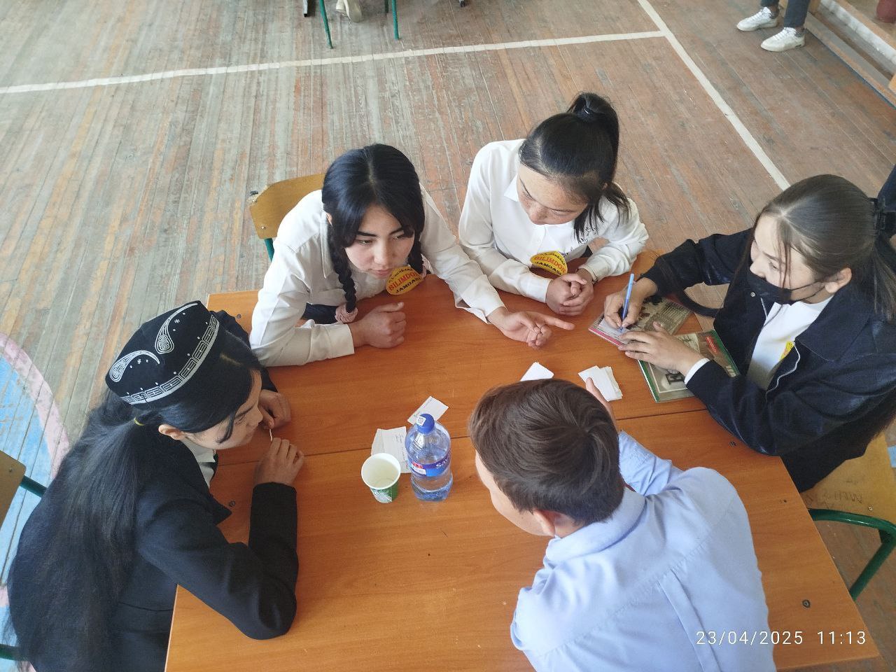 "Kitobxonlik haftaligi" doirasida "Zakovat" intellektual o'yini o'tkazildi