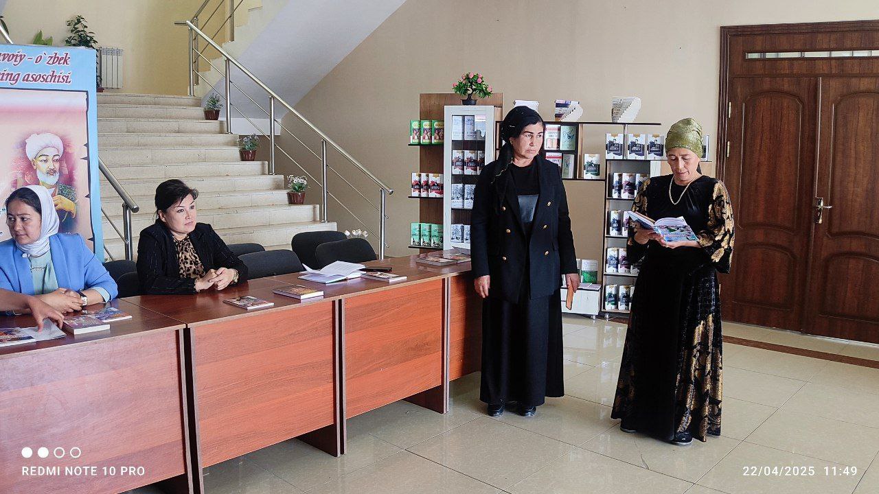 Ijodiy uchrashuv va kitob taqdimoti