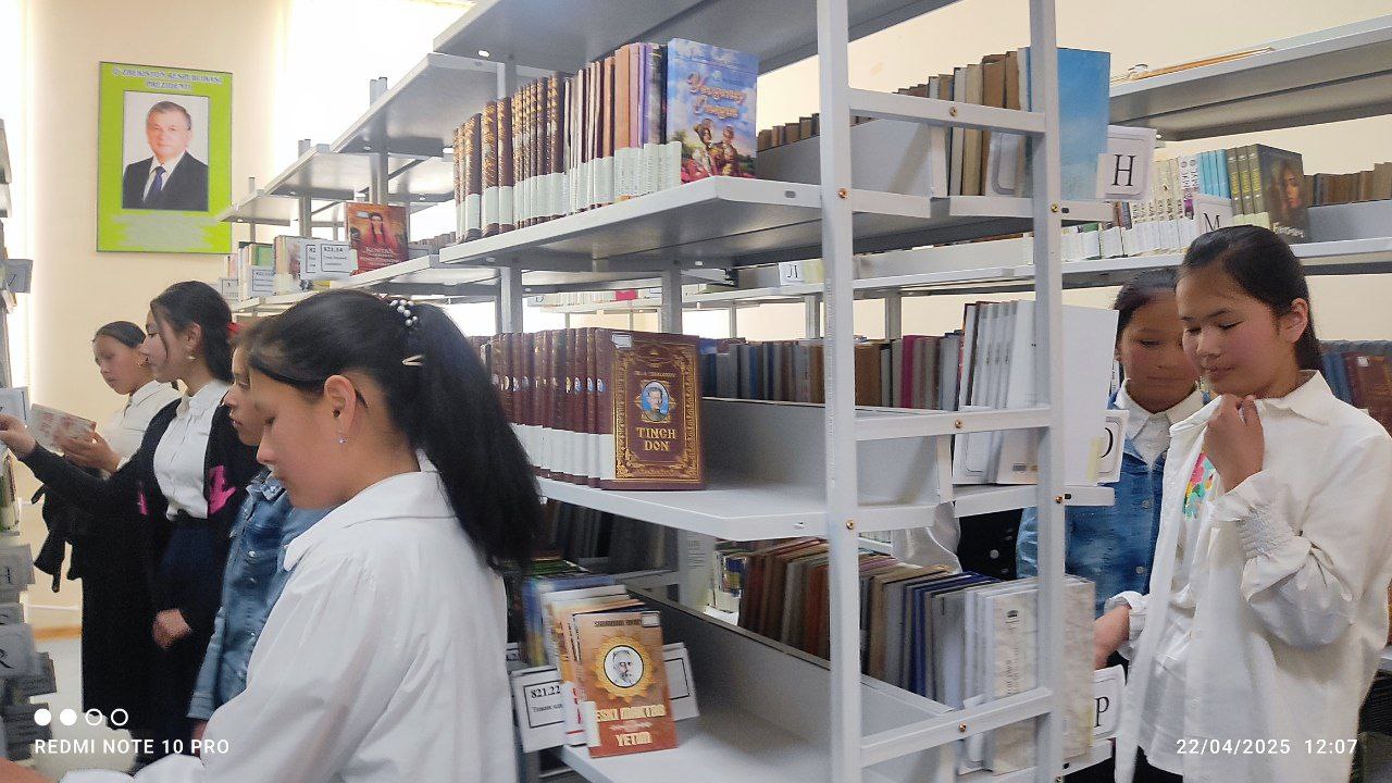 "Kitobxonlik haftaligi" - 88-maktab o'quvchilari