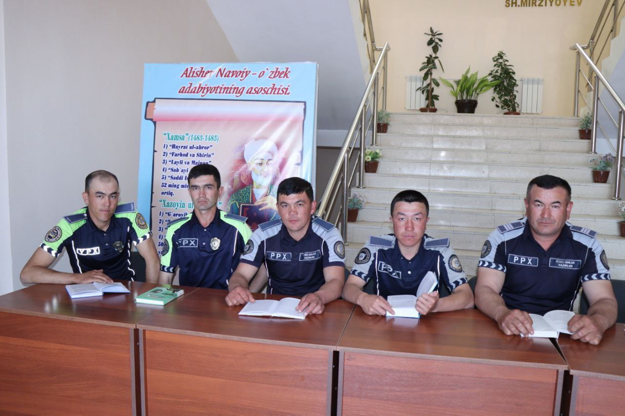 "Kitobxonlik haftaligi" - Ichki ishlar xodimlari ishtirokida