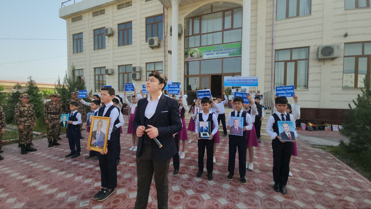 123-maktab bilan hamkorlikda - 9-may Xotira va qadirlash kuniga