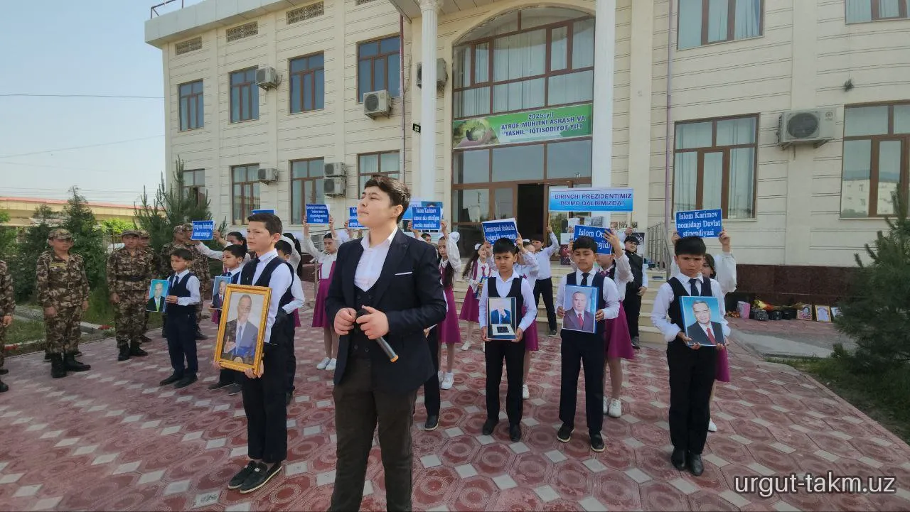 123-maktab bilan hamkorlikda - 9-may Xotira va qadirlash kuniga