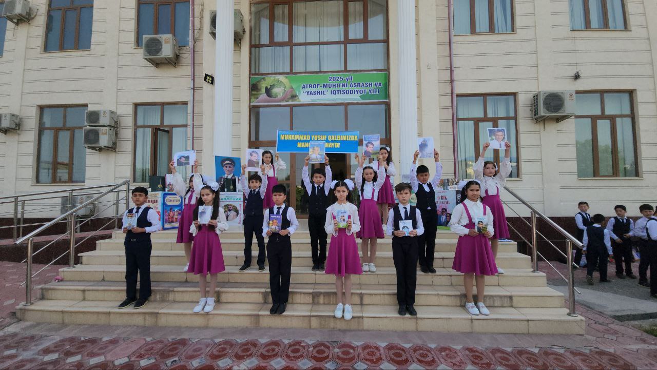 123-maktab bilan hamkorlikda - 9-may Xotira va qadirlash kuniga