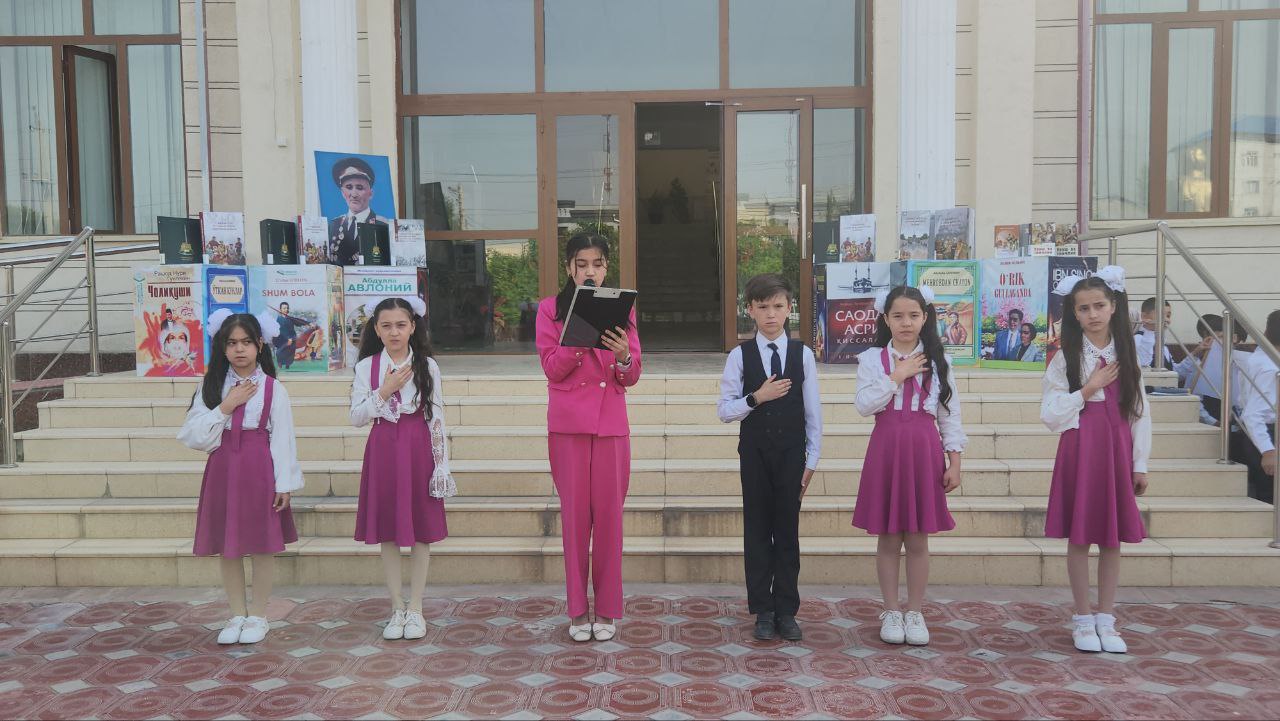 123-maktab bilan hamkorlikda - 9-may Xotira va qadirlash kuniga