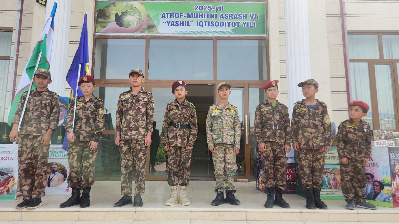 123-maktab bilan hamkorlikda - 9-may Xotira va qadirlash kuniga
