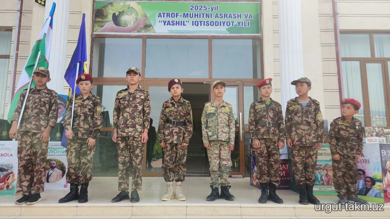 123-maktab bilan hamkorlikda - 9-may Xotira va qadirlash kuniga