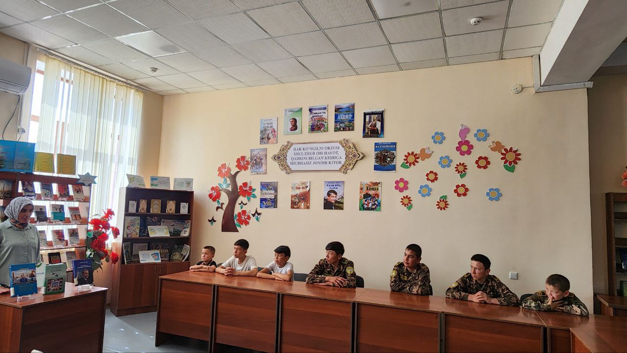 Kutubxonamga kitob sovg‘a qilaman