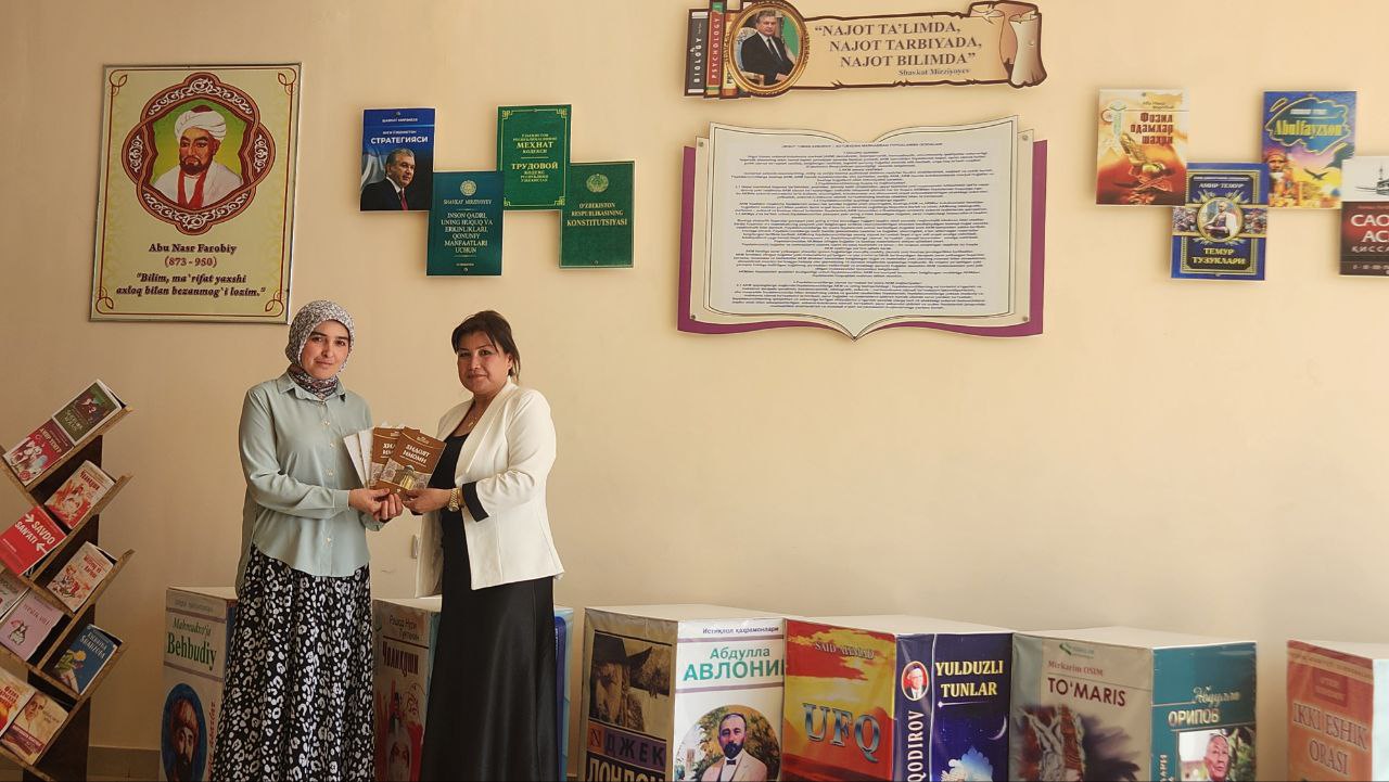 Kutubxonamga kitob sovg‘a qilaman