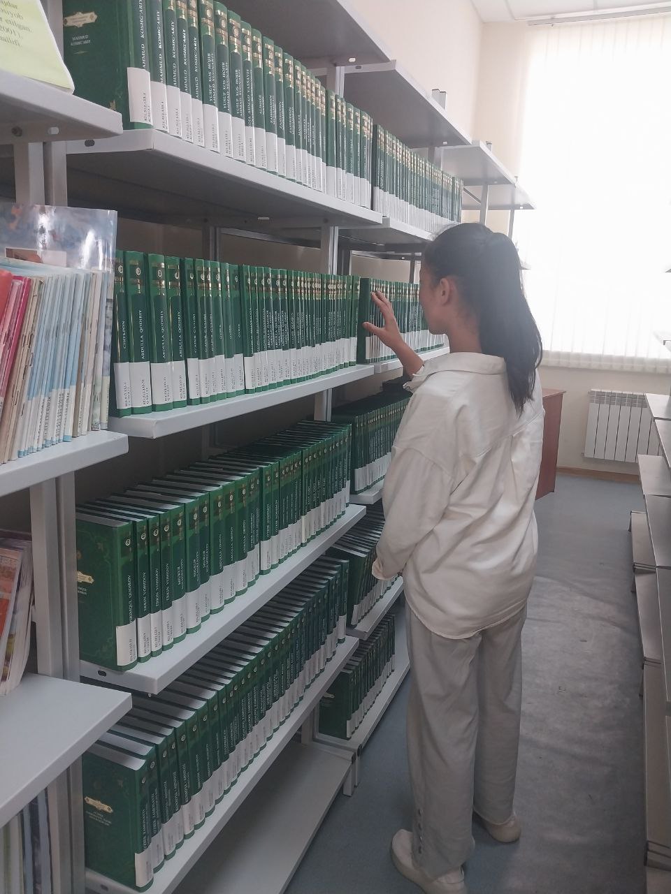 Kutubxona bo'ylab ekskursiya - 58-maktab