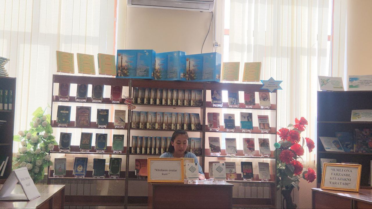 "Kitobxon onalar kuni" bo'lib o'tdi - 19-may