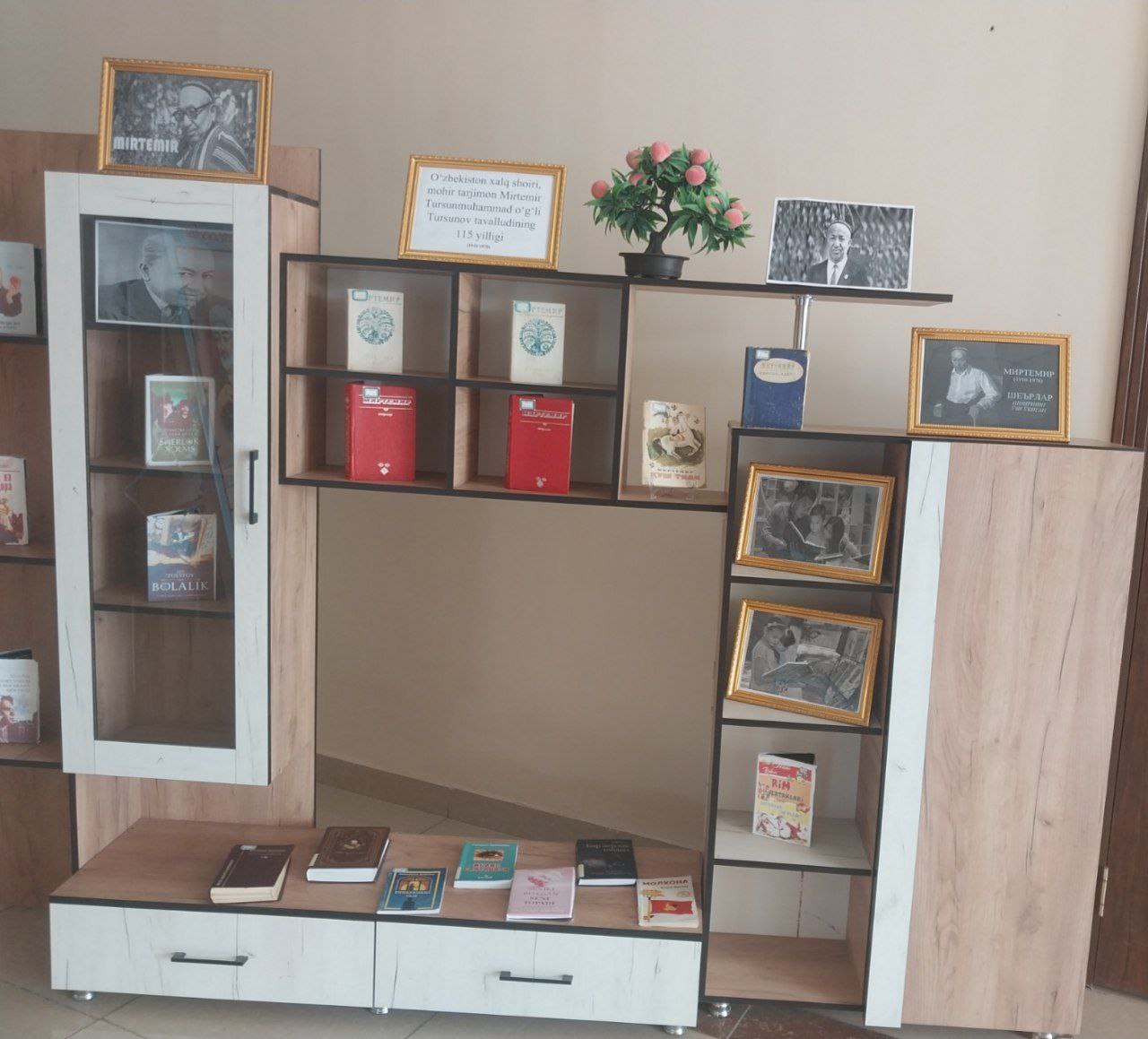 Mirtemir tavalludining 115 yilligiga kitob ko'rgazmasi tashkil etildi