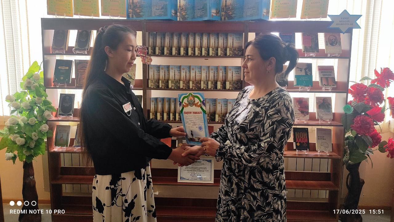 "Ilmli ona farzandi, kelejakni yaratadi" - 17.06.2025