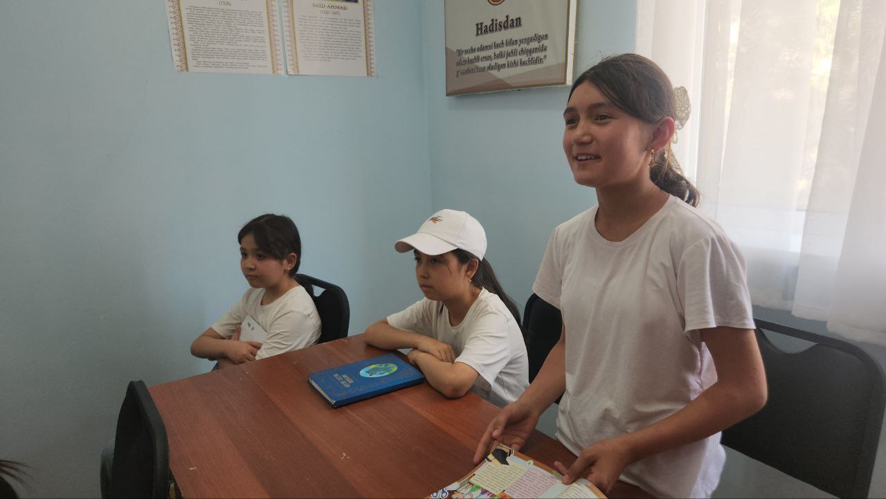 ”Chorchinor" sog’lomlashtirish oromgohida  kitob targ‘iboti