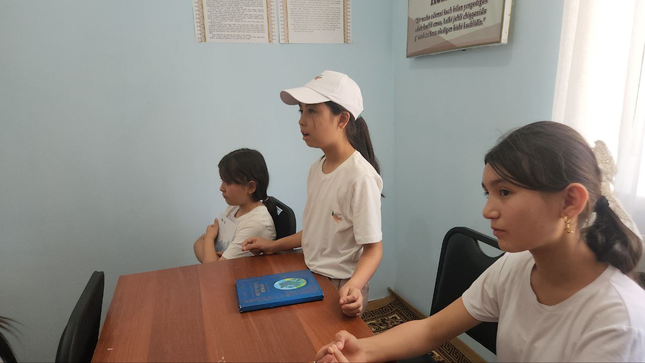 ”Chorchinor" sog’lomlashtirish oromgohida  kitob targ‘iboti