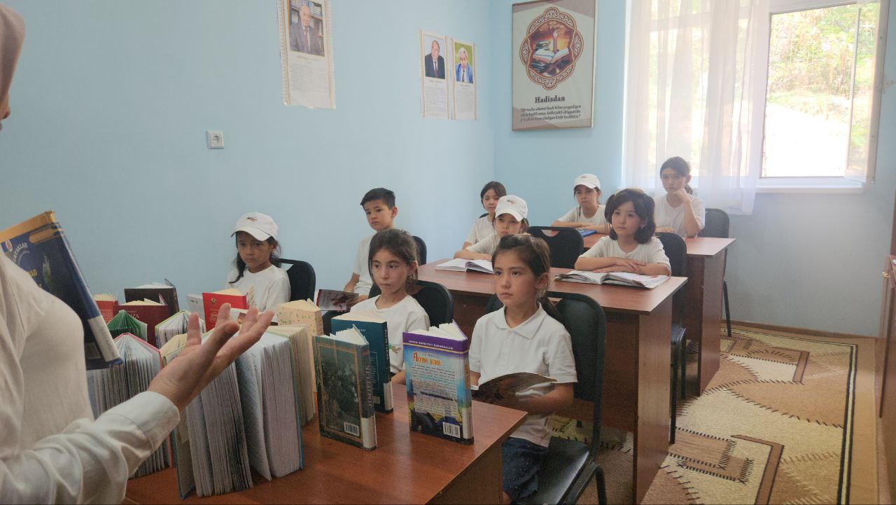 ”Chorchinor" sog’lomlashtirish oromgohida  kitob targ‘iboti