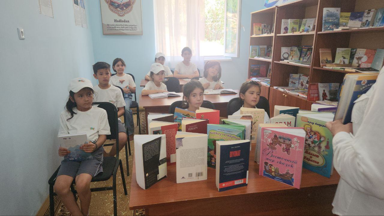 ”Chorchinor" sog’lomlashtirish oromgohida  kitob targ‘iboti