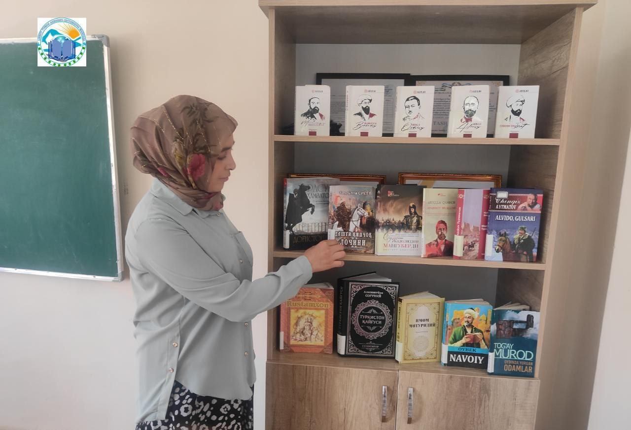 ”Sog’lomlashtirish maydonchasi ”da  kitob ko‘rgazmasi tashkil qilindi