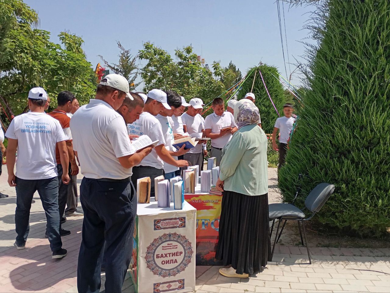 Yoshlar festivalida ko'chma kutubxona tashkil etildi