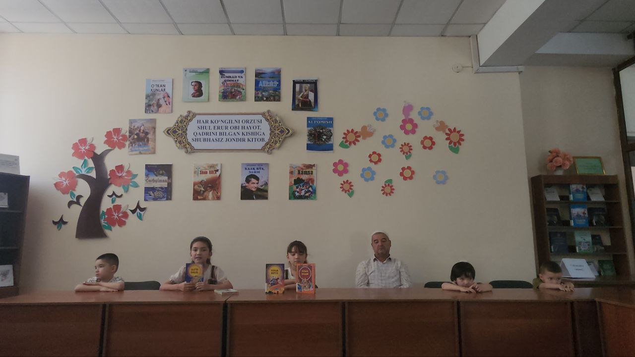 Pastki kalangar MFY, 1-maktabining iqtidorli kitobxonlari