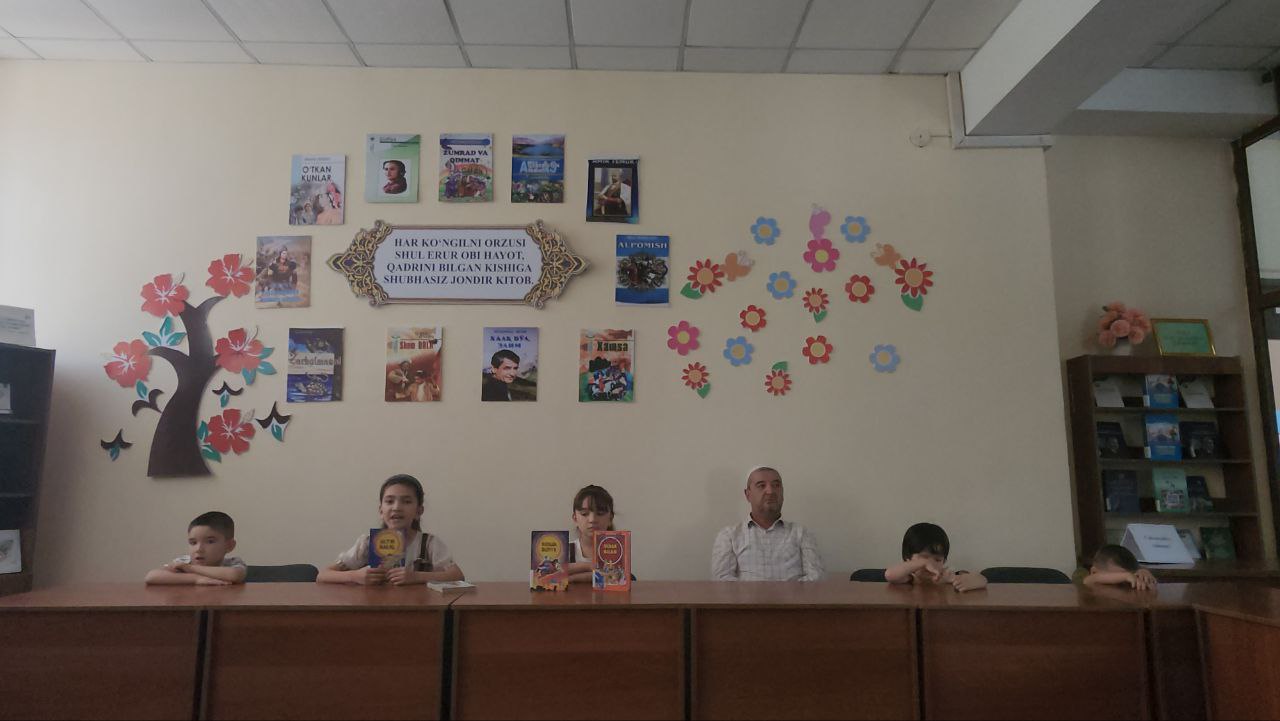 Pastki kalangar MFY, 1-maktabining iqtidorli kitobxonlari