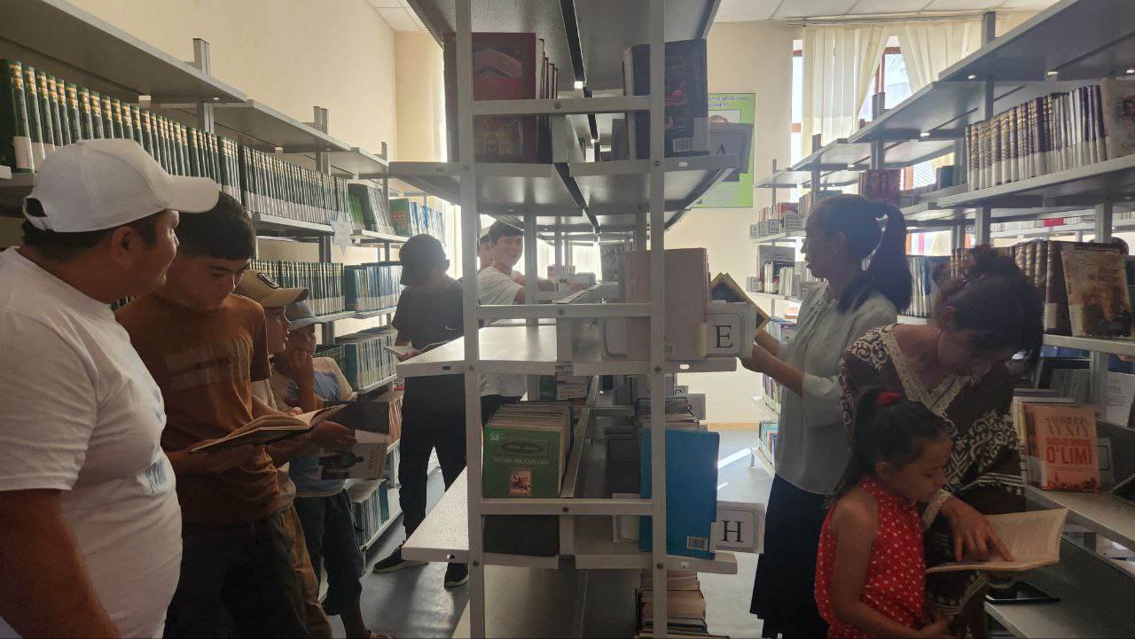 Tuman adliya bo‘limi va yoshlar  axborot-kutubxona markazida