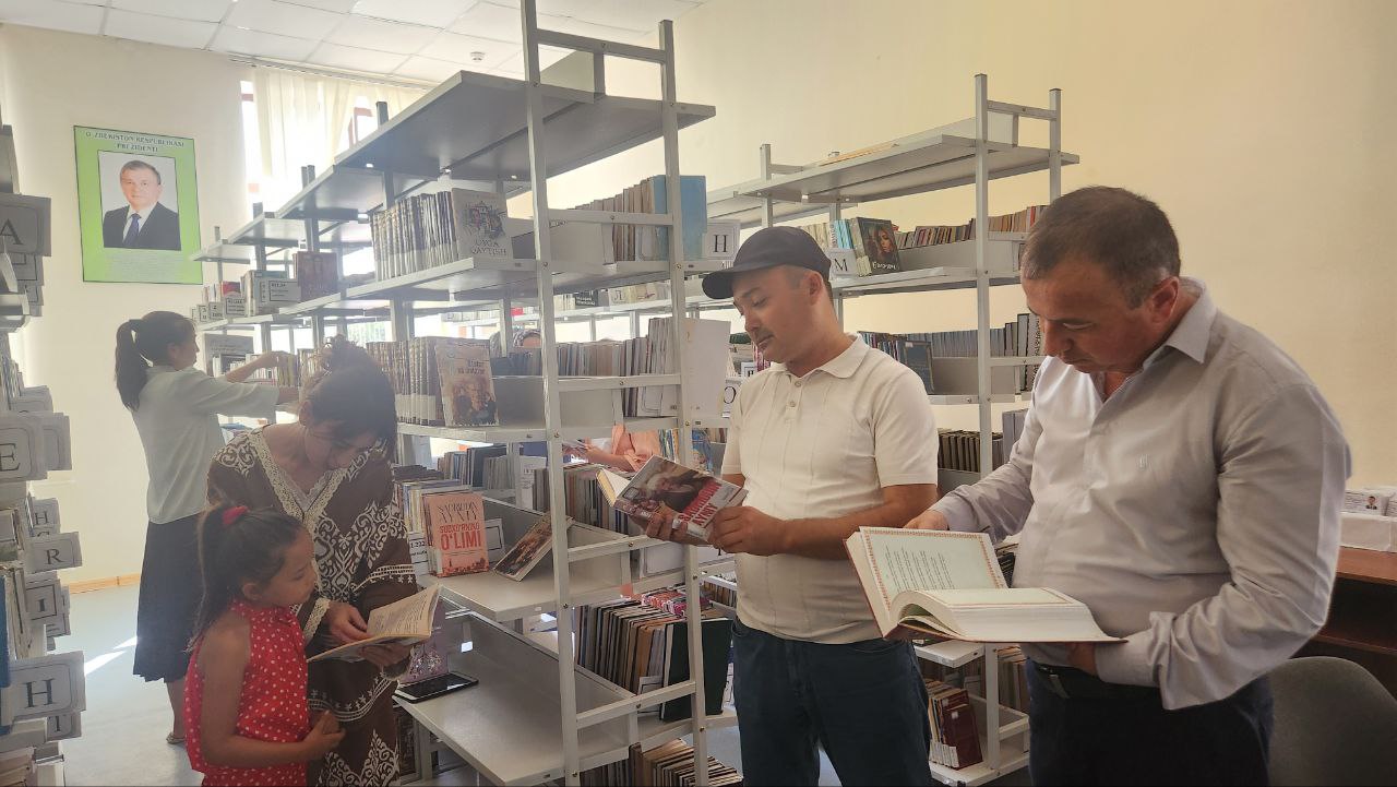 Tuman adliya bo‘limi va yoshlar  axborot-kutubxona markazida