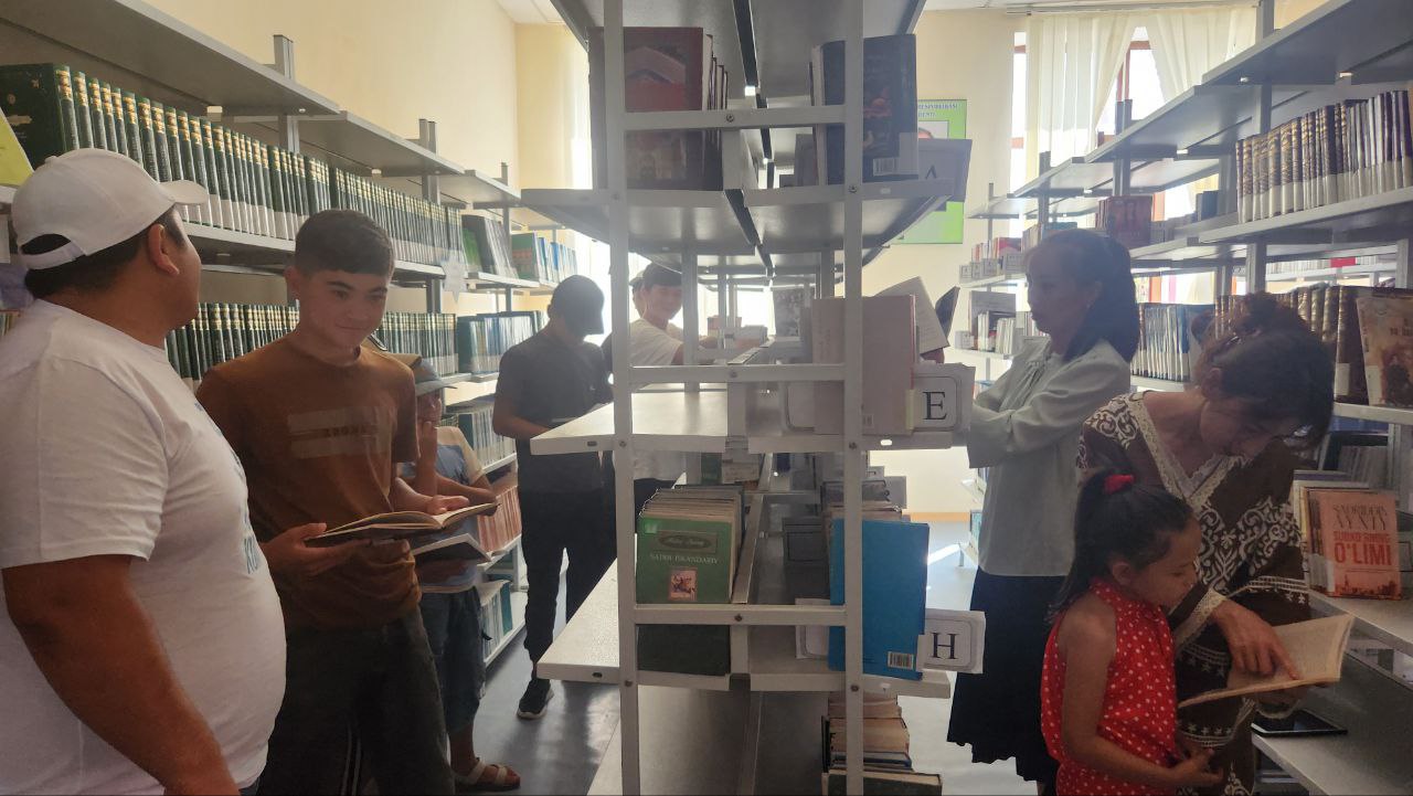 Tuman adliya bo‘limi va yoshlar  axborot-kutubxona markazida