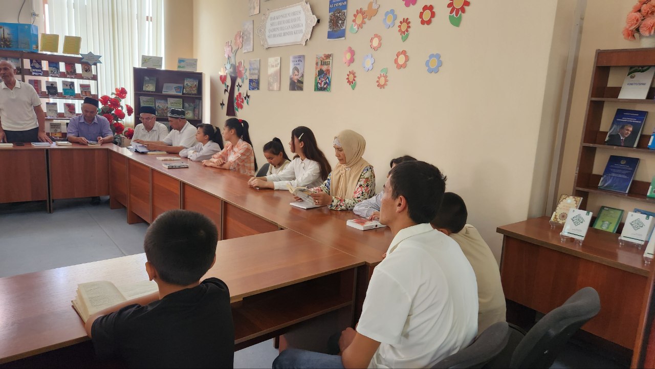 “Jaholatga qarshi ma’rifat”mavzusida tadbir bo‘lib o'tdi