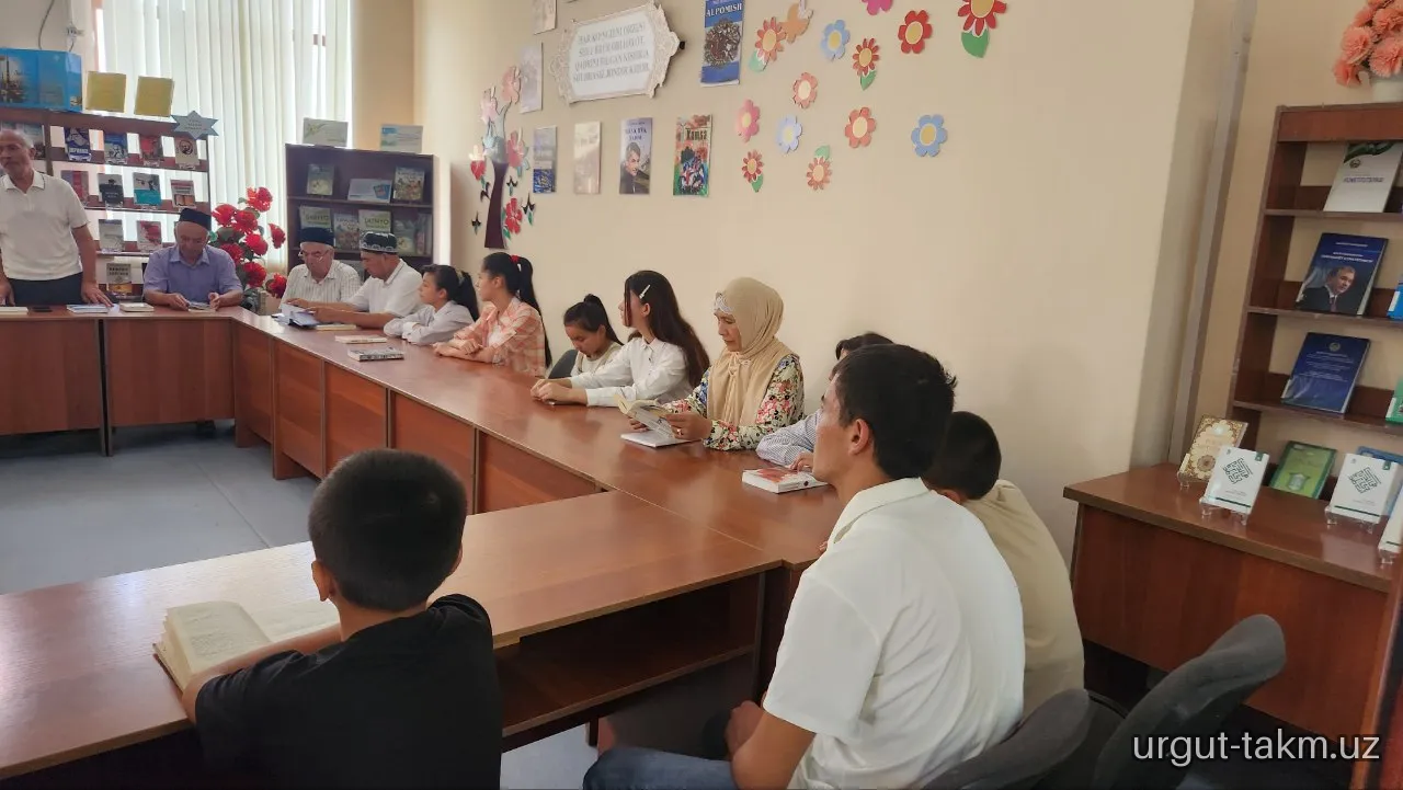 “Jaholatga qarshi ma’rifat”mavzusida tadbir bo‘lib o'tdi