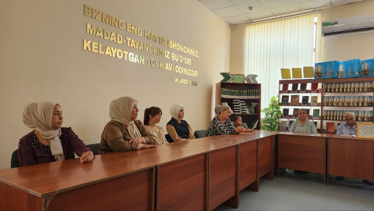 Urgut tuman axborot-kutubxona markazida Zulfiya Mo‘minovaning tavallud kuni nishonlandi