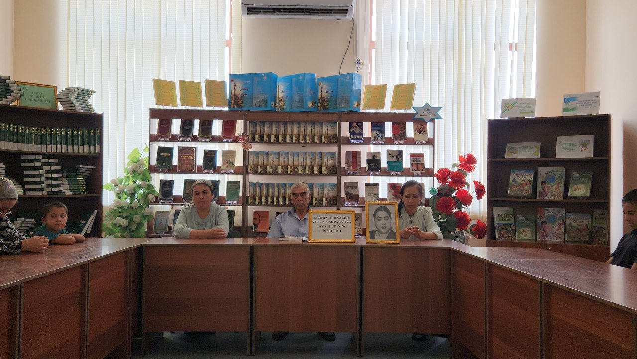 Urgut tuman axborot-kutubxona markazida Zulfiya Mo‘minovaning tavallud kuni nishonlandi