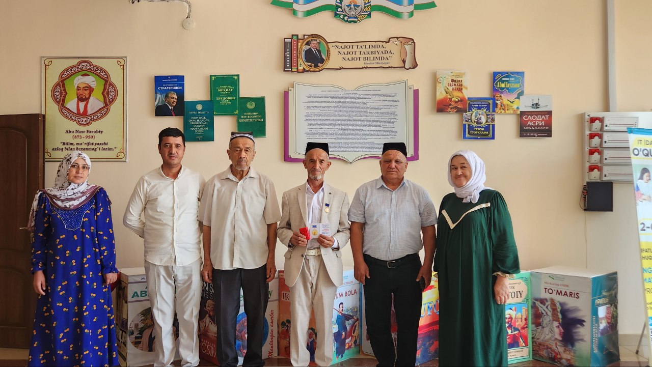 Hamdamov Qilich A‘zamovich "Amir Temur " ko‘krak nishoni bilan taqdirlandi