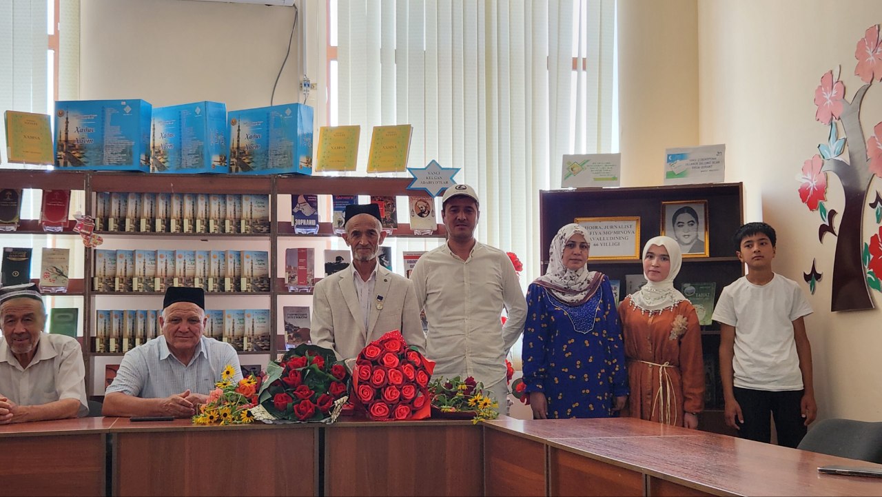 Hamdamov Qilich A‘zamovich "Amir Temur " ko‘krak nishoni bilan taqdirlandi