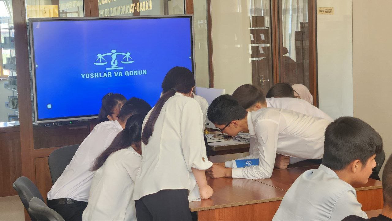 Urgutda "Yoshlar va qonun" huquqiy tanlovi bo'lib o'tdi