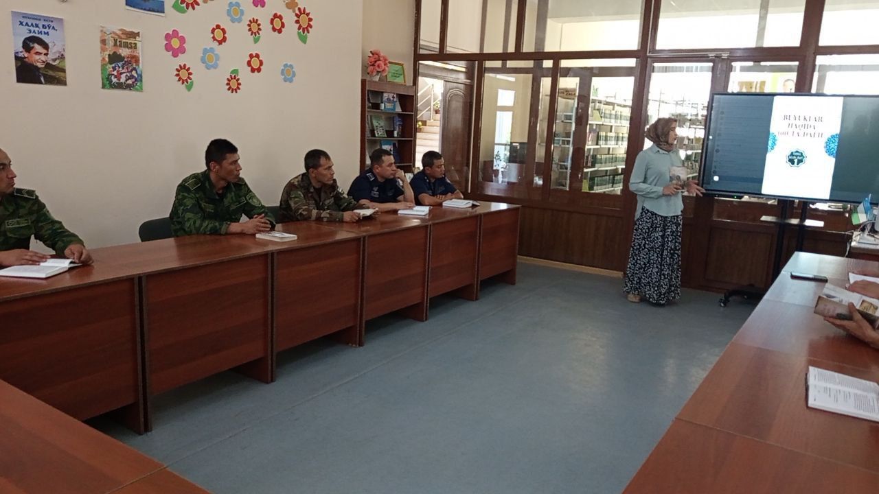 “Buyuklar haqida 100 ta dalil" - Favqulodda vaziyatlar bo‘limi xodimlari