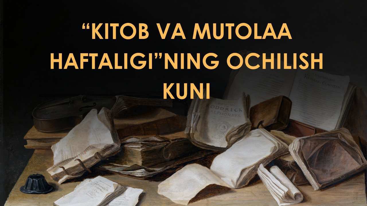 “Kitob va mutolaa haftaligi” - 02.09.2025