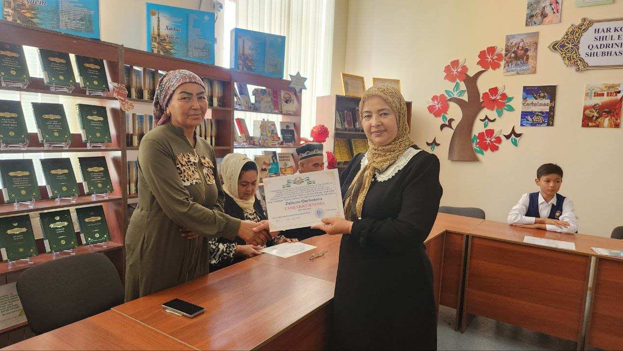 “Kitob va mutolaa haftaligi” doirasida "Аdabiy uchrashuv " nomli davra suhbati bo‘lib o‘tdi