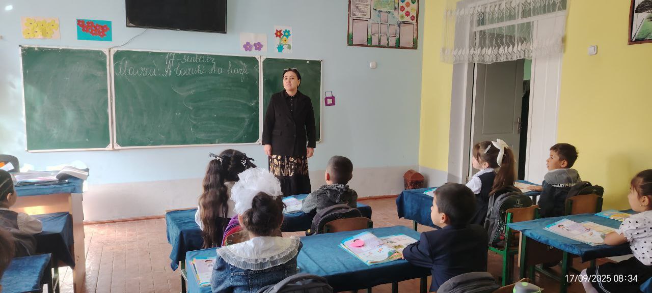 "Moviy jamadon tashrifi" loyihasi - 142-maktab