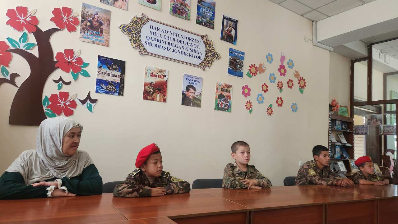 Yangi kitoblar taqdimoti - "Qalqon jasorat" maktabi